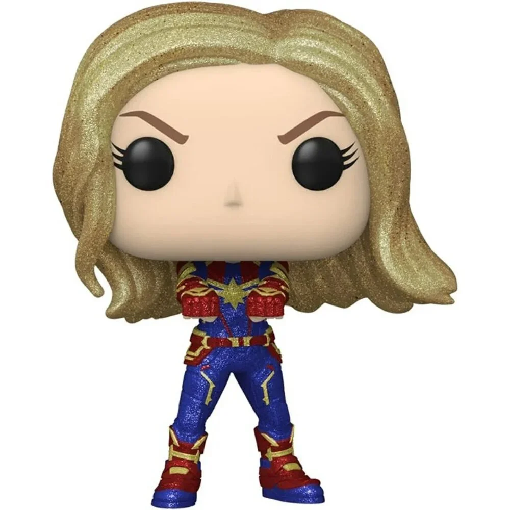 Funko Pop! & Tee Bundle – Marvel: Captain Marvel Vinyl Figure + T-Shirt Large